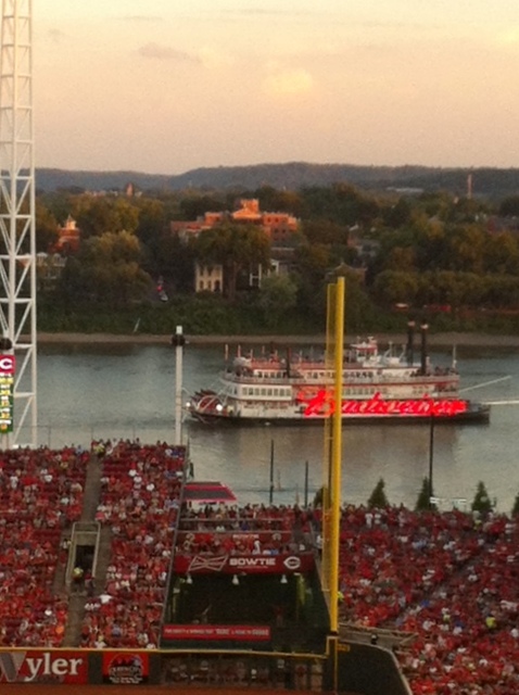 View of the Ohio River from ballpark